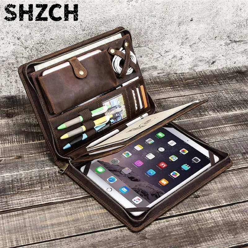 Tablet Tech Accessories - Sac de rangement en cuir pour