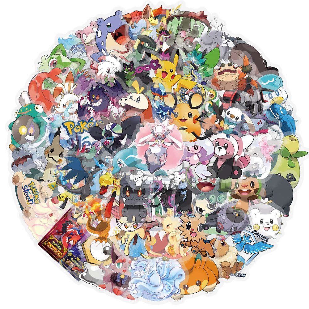 100 autocollants Pokémon migno - Tablet Cute Accessories avis et prix