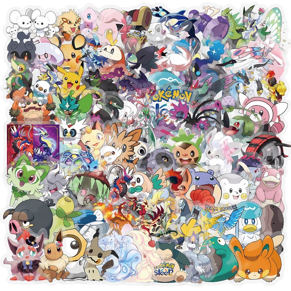 100 autocollants Pokémon migno - Tablet Cute Accessories avis et prix