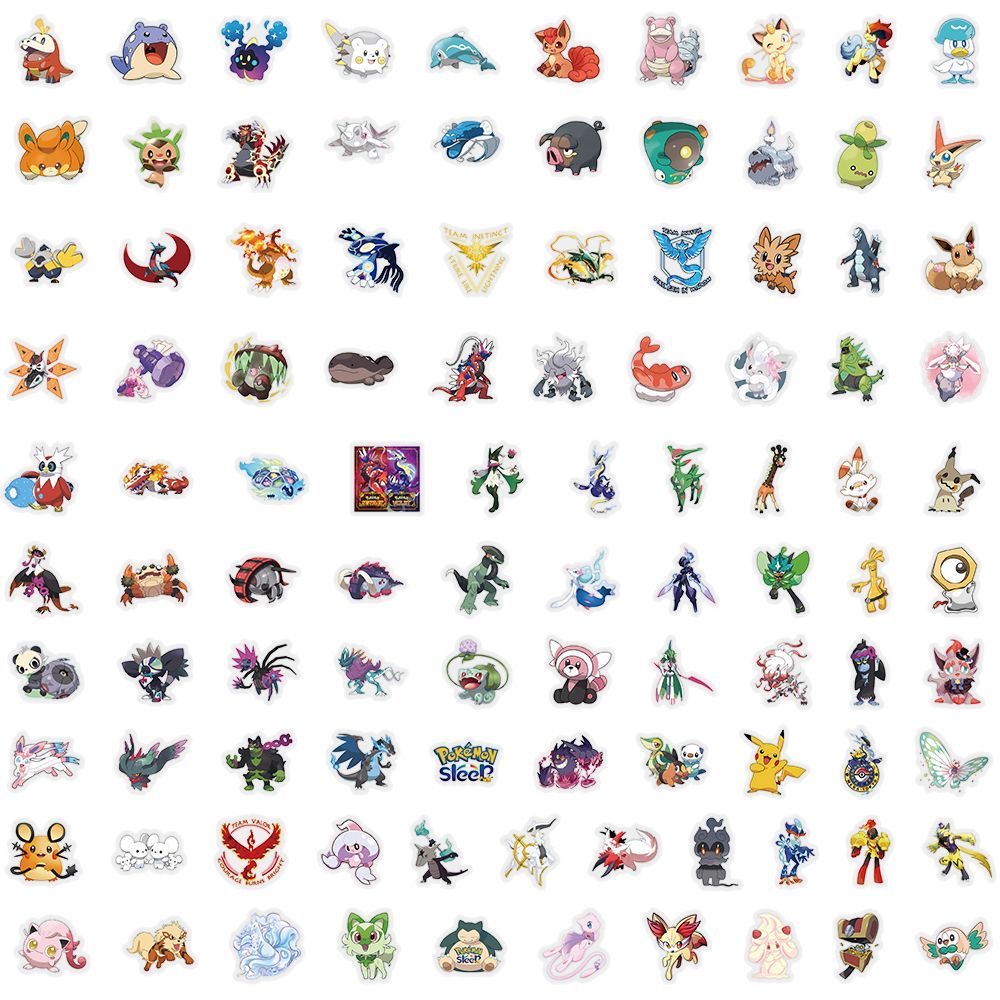 100 autocollants Pokémon migno - Tablet Cute Accessories avis et prix
