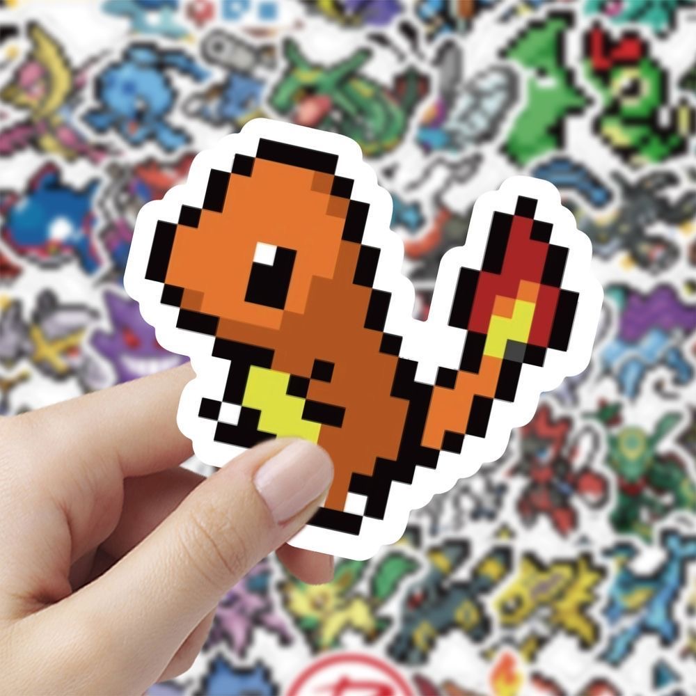 60 autocollants Pokémon Pixel  - Tablet Cute Accessories avis et prix