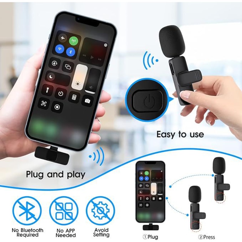 Microphone Lavalier sans fil 2 - Android Tablet Gaming Accessories avis et prix