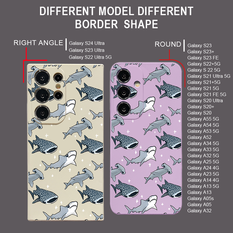 Coque de téléphone requin dess - Samsung Galaxy A55 avis et prix