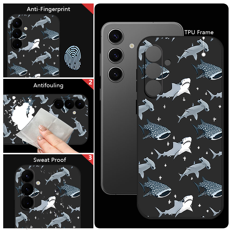 Coque de téléphone requin dess - Samsung Galaxy A55 avis et prix