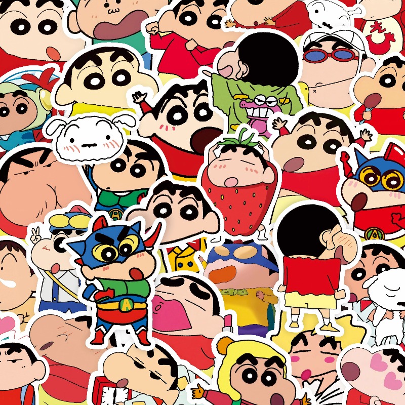 100 autocollants Crayon Shin C - Tablet Cute Accessories avis et prix