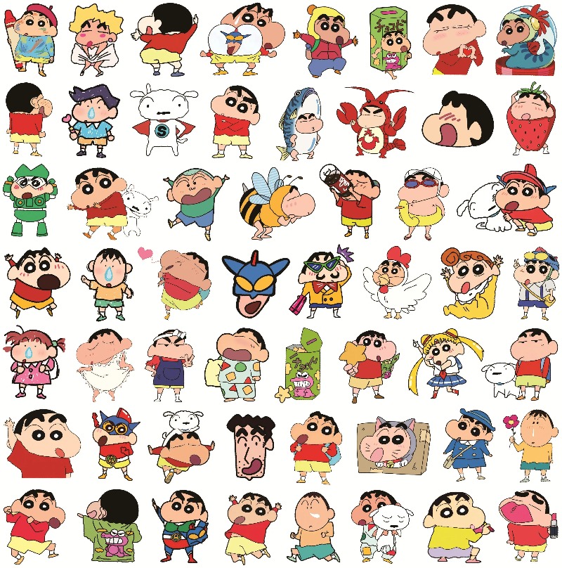 100 autocollants Crayon Shin C - Tablet Cute Accessories avis et prix